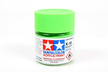 X-15 Tamiya Acrylic Light Green 23ml - MPM Hobbies