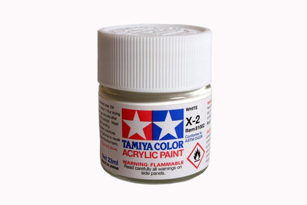 X-2 Tamiya Acrylic White 23ml 81002 - MPM Hobbies