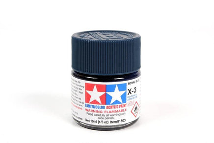 X-3 Mini Tamiya Acrylic Royal Blue 10ml - MPM Hobbies