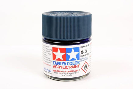 X-3 Tamiya Acrylic Royal Blue 23ml - MPM Hobbies