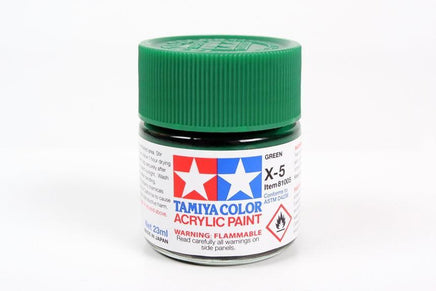 X-5 Tamiya Acrylic Green 23ml - MPM Hobbies