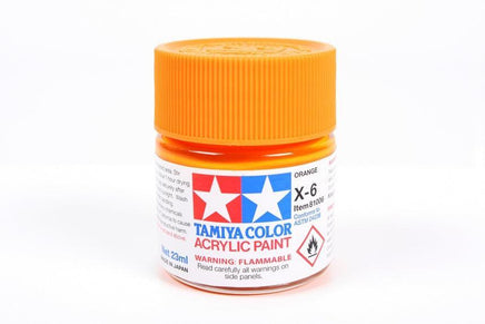 X-6 Tamiya Acrylic Orange 23ml - MPM Hobbies