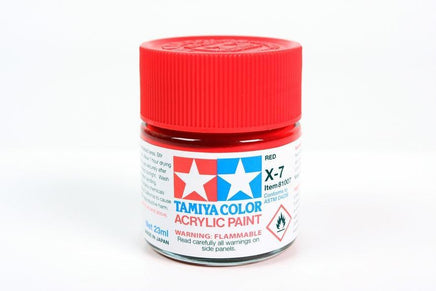 X-7 Tamiya Acrylic Red 23ml - MPM Hobbies