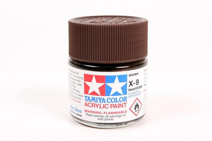 X-9 Tamiya Acrylic Brown 23ml 81009 - MPM Hobbies