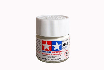 XF-2 Mini Tamiya Acrylic Flat White 10ml - MPM Hobbies