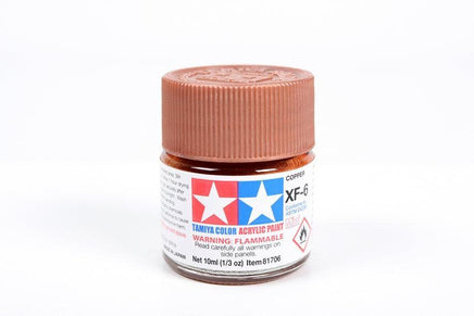 XF-6 Mini Tamiya Acrylic Copper 10ml - MPM Hobbies