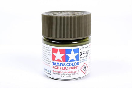XF-62 Tamiya Acrylic Olive Drab 23ml - MPM Hobbies