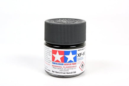 XF-69 Mini Tamiya Acrylic NATO Black 10ml - MPM Hobbies