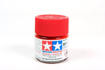 XF-7 Mini Tamiya Acrylic Flat Red 10ml - MPM Hobbies