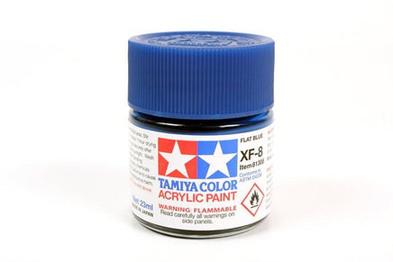 XF-8 Tamiya Acrylic Flat Blue 23ml - MPM Hobbies