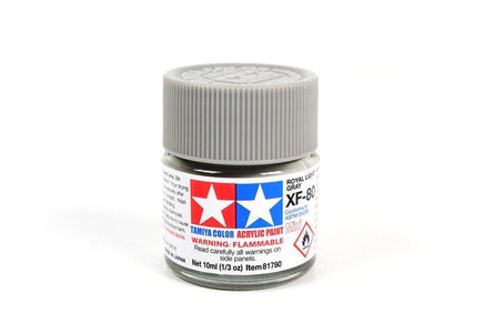 XF-80 Mini Tamiya Acrylic Royal Light Gray 10ml - MPM Hobbies