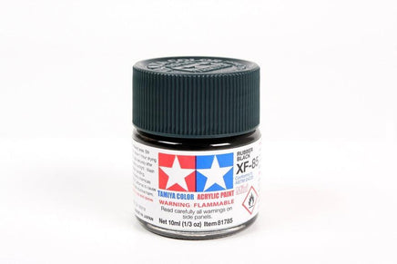 XF-85 Mini Tamiya Acrylic Rubber Black 10ml - MPM Hobbies