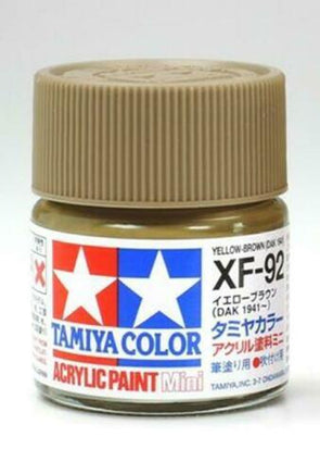 XF-92 Mini Tamiya Acrylic DAK 1941 Ylw Brwn 10ml - MPM Hobbies