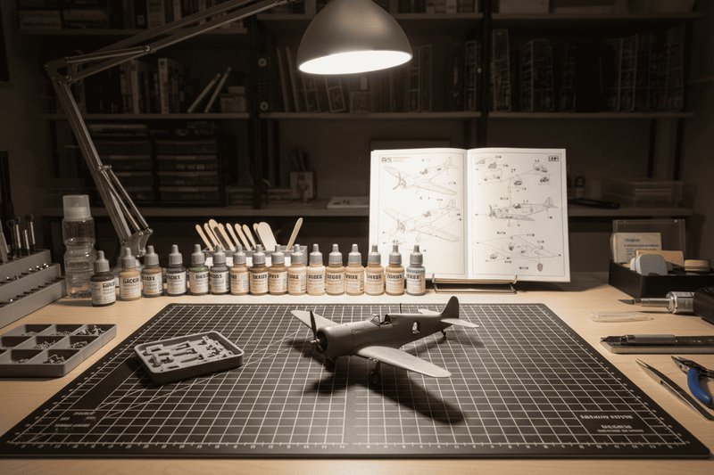 How to Set Up a Scale Model Workspace That Works