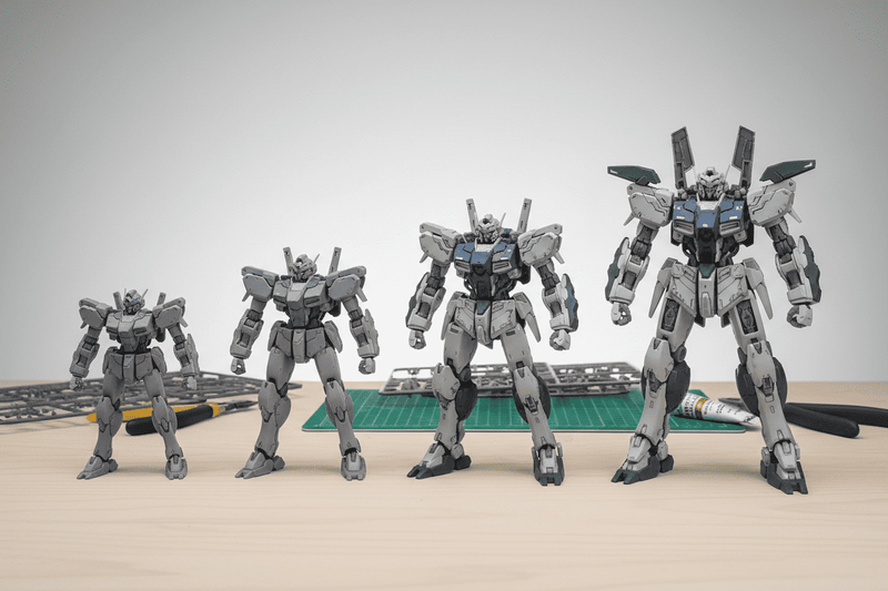 Bandai Gunpla Grades Explained: High Grade, Real Grade, Master Grade & Perfect Grade