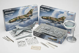 Eduard Mig-21MF Fishbed J 1/48 jet aircraft plastic model kit with tools, MPM Hobbies