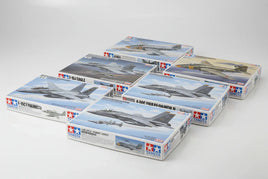 Tamiya 1/48 scale jet aircraft model kits, multiple boxes, on white background at MPM Hobbies