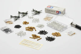 Tamiya 1/700 ship detail set with model aircraft, figurines, and accessory parts for scale models from MPM Hobbies