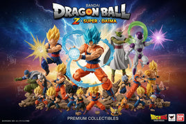 Bandai Dragon Ball Z Super Daima collectible figures in dynamic action poses with MPM Hobbies branding.