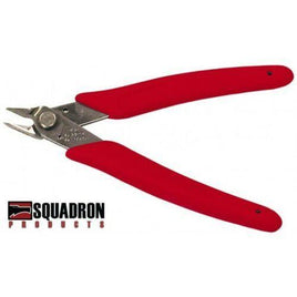 Squadron Products precision cutters with red ergonomic handles on white background
