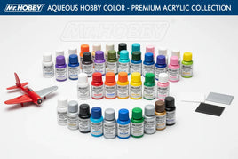 Mr. Hobby Aqueous Hobby Color premium acrylic paints and model accessories at MPM Hobbies.