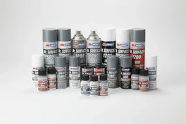 Mr. Hobby Mr. Surfacer aerosol and bottle collection for scale modeling at MPM Hobbies