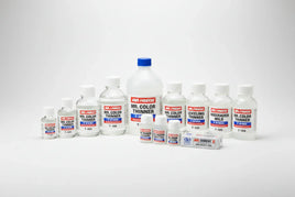 GSI Creos Mr. Color thinners and model hobby supplies lineup on white background at MPM Hobbies