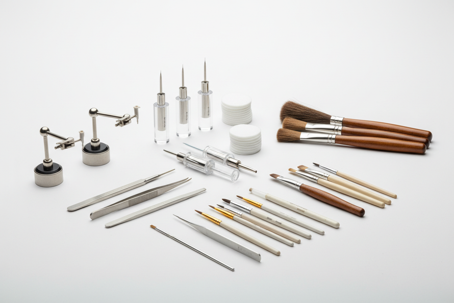 Herramientas y suministros para pasatiempos, ayudas para manos y ojos