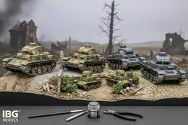 IBG Models scale military tank models diorama with tools, featured by MPM Hobbies