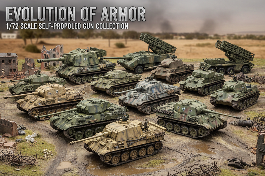 In Stock 1/72 Self-Propelled Gun
