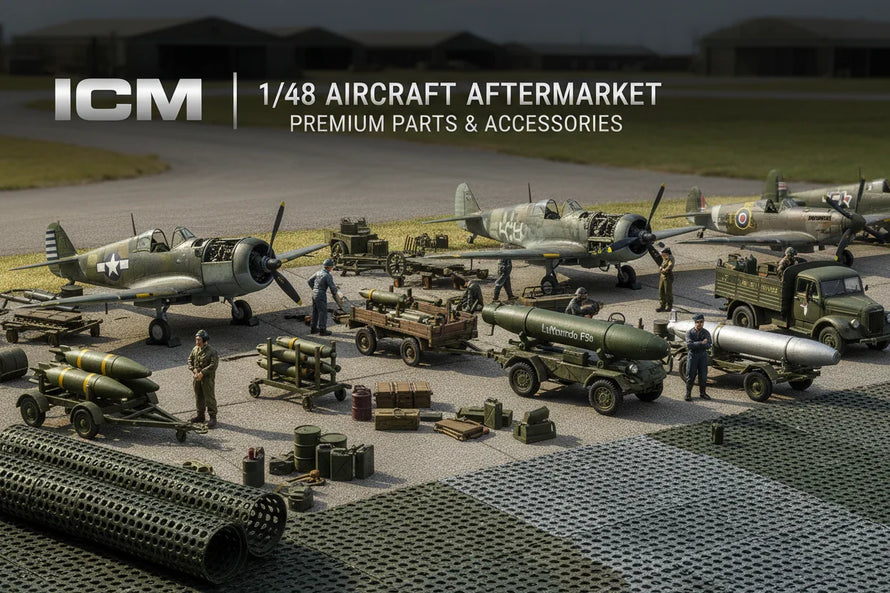 In Stock 1/48 ICM Aftermarket Parts