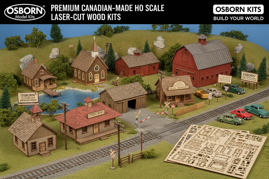 Kits de modelos Osborn a escala HO
