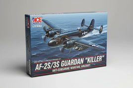 ACE Models 1/72 scale AF-2S/3S Guardian anti-submarine aircraft model kit box.