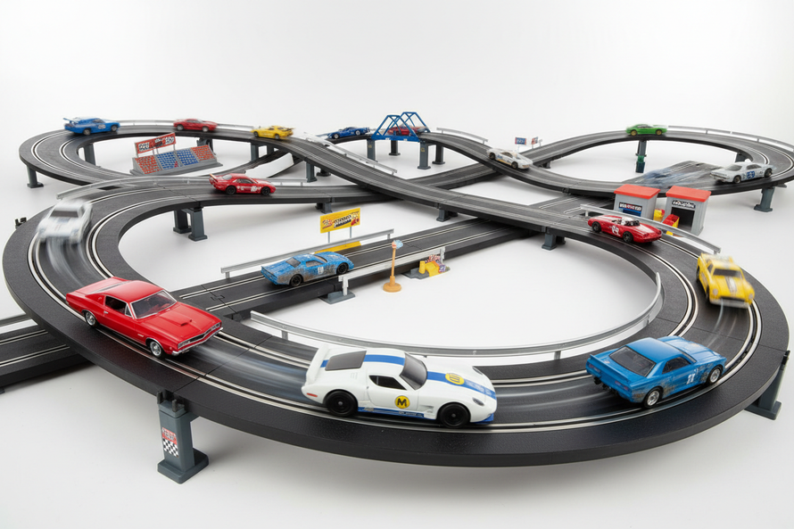 Auto World HO Slot Car Racing Sets Complete Track Kits – MPM Hobbies ...