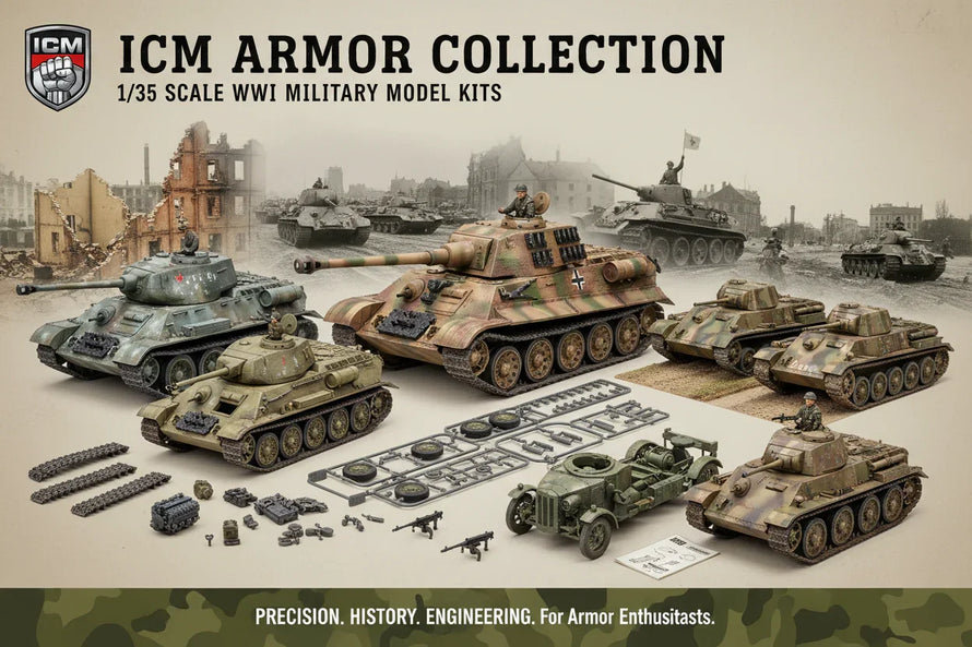 In Stock 1/35 ICM Tanks