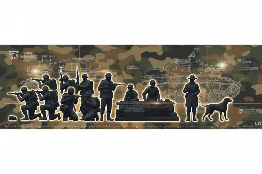 In Stock 1/35 AFV Club Scale Model Figures