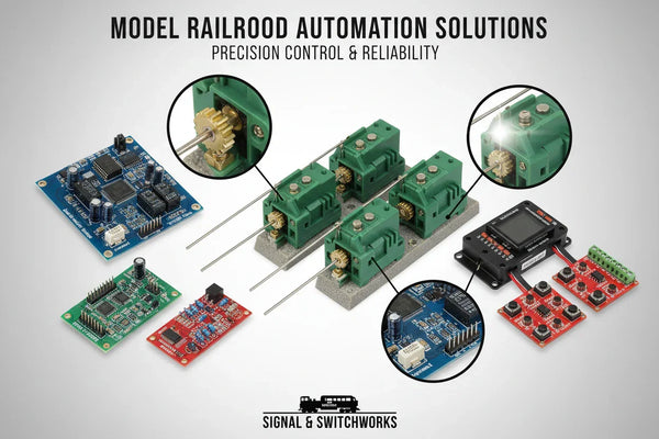 Model Railroad Switch Machines TORTOISE Control Circuits - MPM Hobbies ...