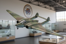 1/48 scale Dragon Models Horten Ho 229 flying wing jet with revolutionary tailless design and German experimental aircraft markings for specialty aviation modeling