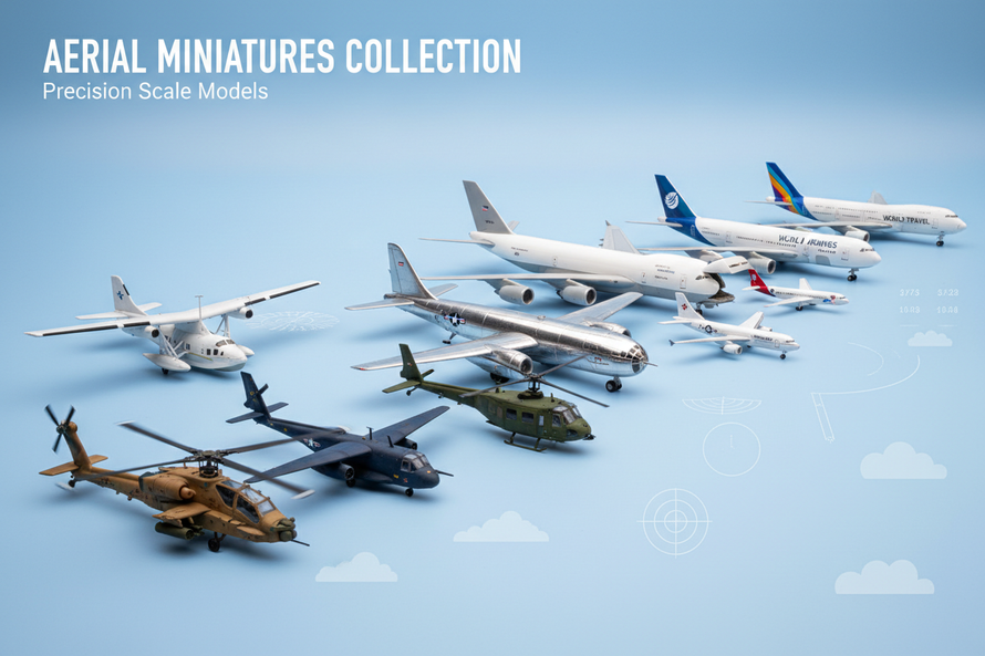 1/73-1/143 Scale Model Aircraft