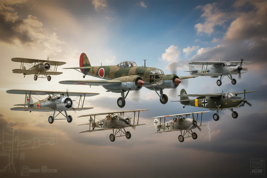 In Stock 1/72 ICM Prop Aircraft