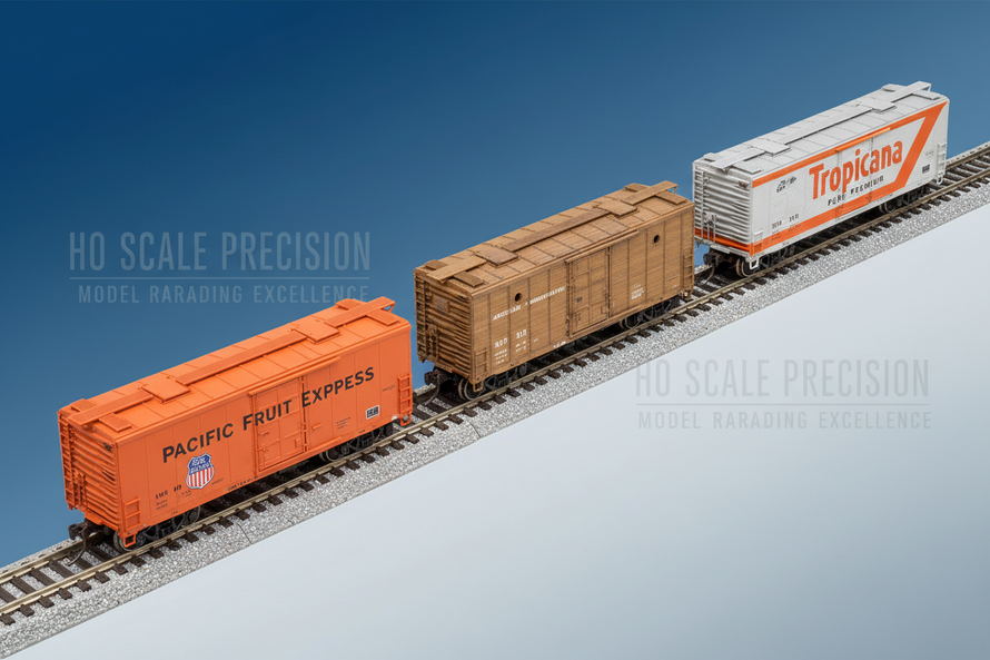 In Stock HO Scale Reefer Cars