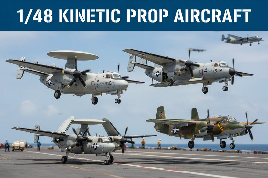 In Stock 1/48 Kinetic Prop Aircraft