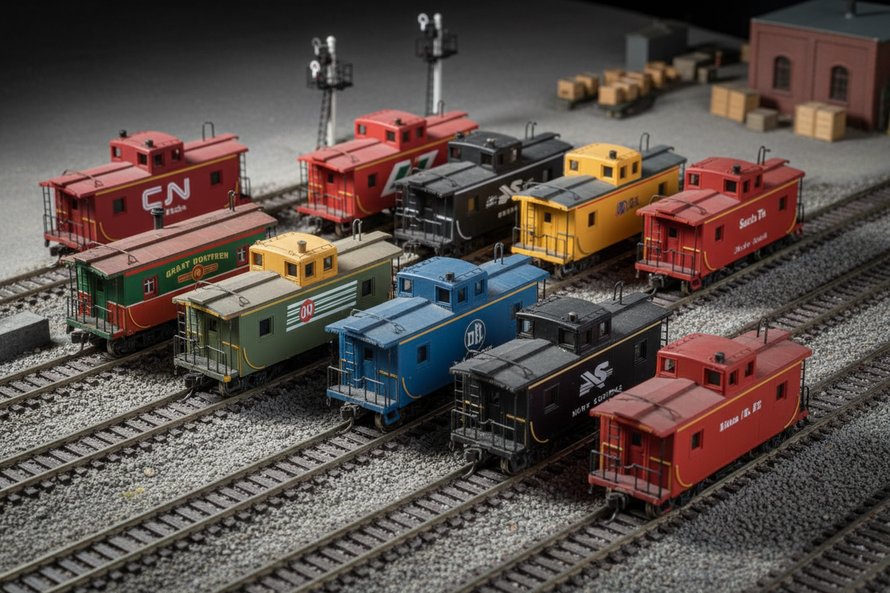 In Stock N Scale Caboose