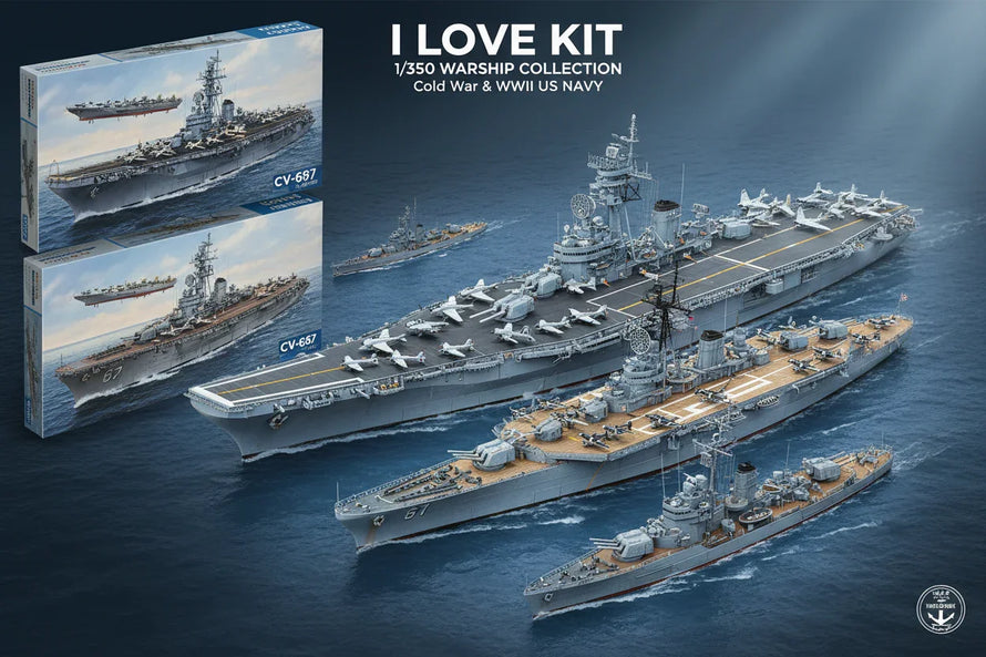 In Stock 1/350 I Love Kit Model Ships