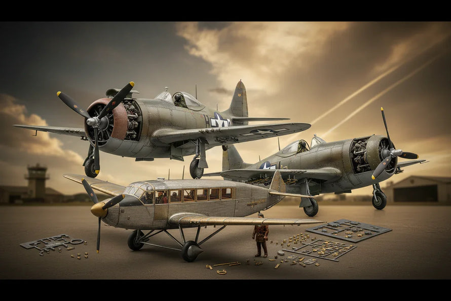 In Stock 1/48 Mini Art Models Prop Aircraft
