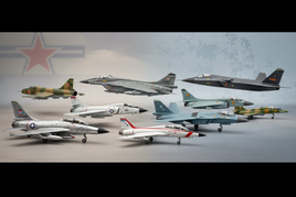 1/48 Trumpeter jet aircraft featuring F-100 Super Sabre, MiG-23 Flogger, J-20 Mighty Dragon and detailed modern fighters