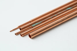 Precision copper hobby tubes in assorted sizes for model making, MPM Hobbies product.