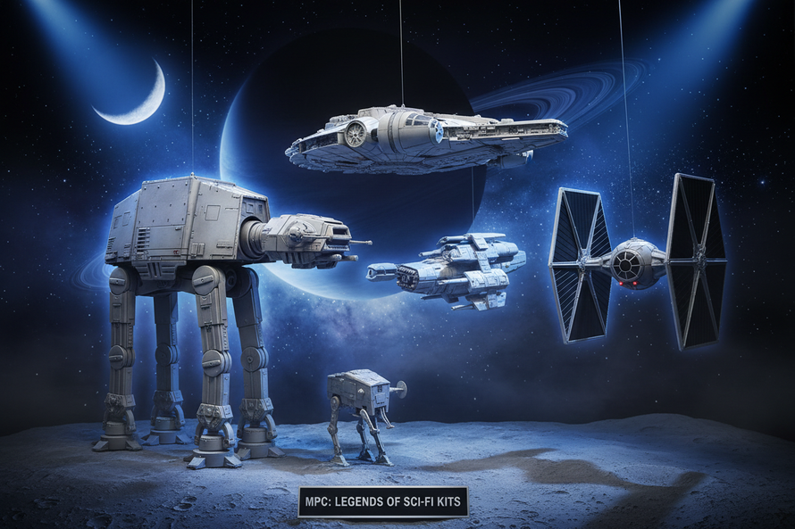In Stock MPC Sci-Fi Models