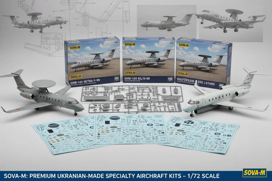 In Stock 1/72 Sova-M Jet Aircraft
