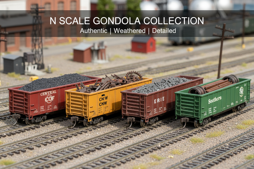 In Stock N Scale Gondola